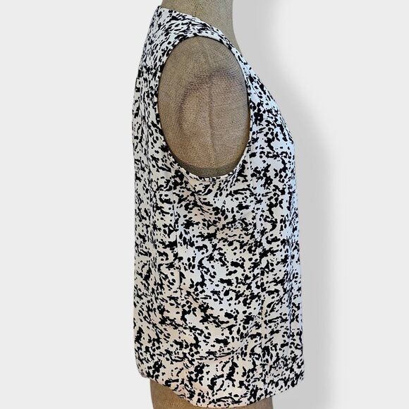 J Crew Printed Sleeveless‎ V Neck Top 6 - Picture 2 of 5